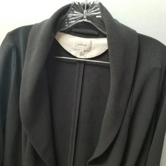 Wilfred Chevalier Jacket Oversized Open  Blazer Dark Grey 2 - Picture 6 of 10